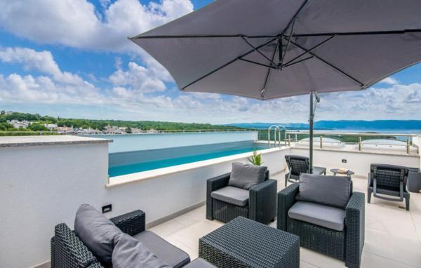 Apartments Solis Lacus Penthouse Njivice Luaran gambar
